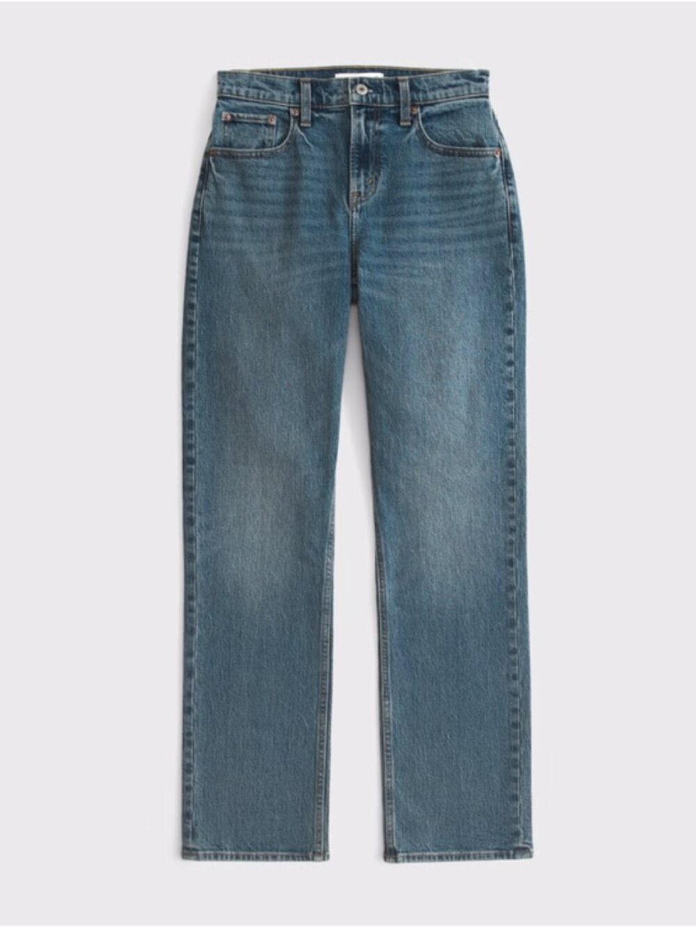 Abercrombie Curve Love 90s Ultra High Rise Straight Jeans, 28/6 Long, Like New
